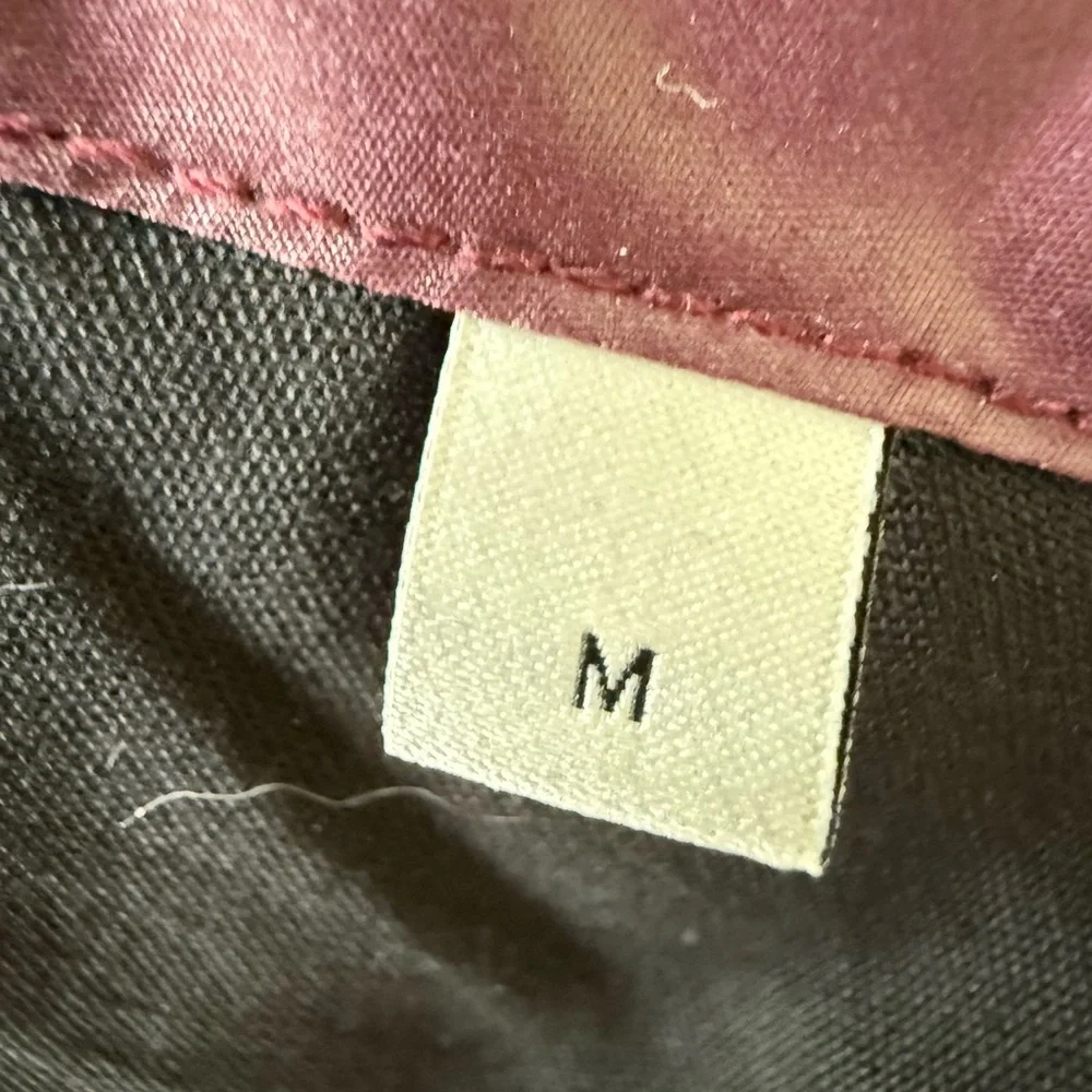 Reversible Burgundy Bomber Jacket - Picture 14 of 14